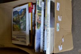 One box of books art interest
