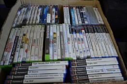Quantity of PS2, PS3, X-Box and other games