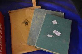 Two stamp albums and a quantity of loose stamps