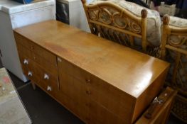 Mid 20th Century sideboard chest of drawers with eight drawers