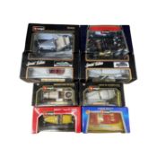 A collection of Boxed Bburago and Maisto die-cast car models.