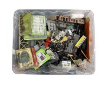 A very extensive quantity of model railway and railway diorama building parts, tools, paint,