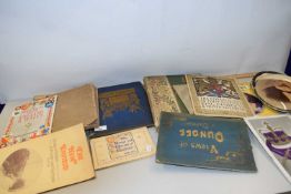 Collection of various royalty related books, Queen Victoria and later, an album of cigarette
