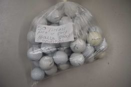 Bag of 50 assorted golf balls