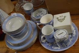 Quantity of modern Doulton table wares and others