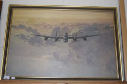 After Gerald Colson, a Lancaster Outbound oleograph print