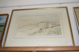 Jason Partner, A Corner of Old Lynn, watercolour, framed and glazed
