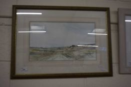 Jason Partner, A View of Northrepps, watercolour, framed and glazed, artist signed