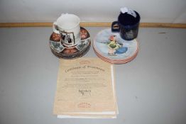 Mixed Lot: Various ceramics to include Davenport, Mabel Lucie Attwell plates and other items