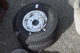 A pair of tyres