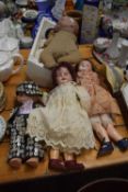 Mixed Lot: Vintage dolls to include Armard Marseille and others
