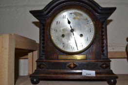 Presentation wooden mantel clock