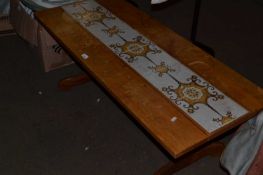 Tiled top coffee table
