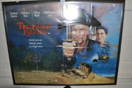 Framed poster for Treasure Island