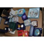 Quantity of assorted pill and trinket boxes, boxed