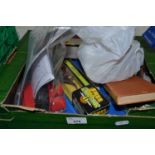 Quantity of assorted toys, children's models, stamps etc
