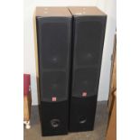 Pair of floor standing Intimidation Studio One-S800 speakers