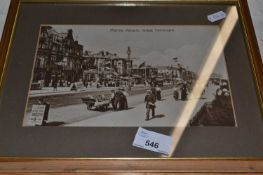 Vintage photograph of Marine Parade, Great Yarmouth, framed