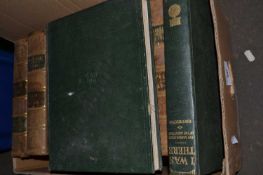 Books to include leatherbound copies of Gazeteer of the World and others