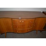 Mid 20th Century serpentine sideboard with faux wood top