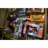 Quantity of children's toy cars, motorbikes and trucks, most boxed