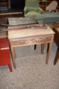 Georgian faded mahogany side table, for repair
