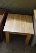 Modern oak occassional table
