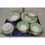 Quantity of Royal Crown Derby gilt decorated tea wares