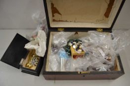 Box of various assorted costume jewellery mainly necklaces