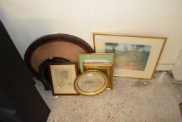 Mixed Lot: Various assorted prints, picture frames etc