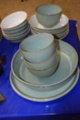 Quantity of green glazed Denby Regency Green table wares