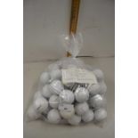 Bag of fifty Titleist Pro V1 golf balls
