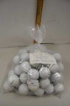 Bag of fifty Titleist Pro V1 golf balls