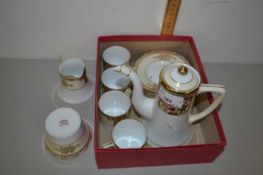 Japanese gilt decorated tea set