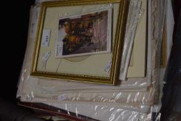 Quantity of assorted pictures and prints, unframed