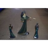 Trio of Parastone figures to include Oriental Princess