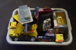 Basket various toy cars