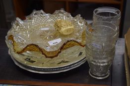 Mixed Lot: Ceramics and glass to include Ridgeway Homemaker dinner plates and other items