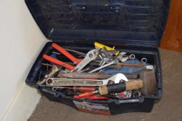 Toolbox and a quantity of assorted hand tools