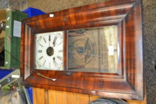 An American wall clock by The Forest Ville Clock Company, Connecticut