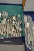 Mixed Lot: Various silver plated cutlery