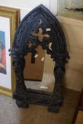 Modern arch framed wall mirror