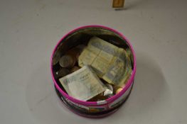 Box of various assorted world coinage