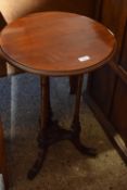 Late 19th Century circular topped wine table