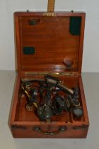 A 20th Century cased Sextant, apparently unsigned