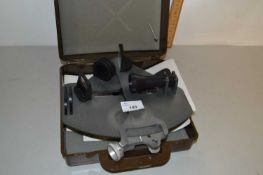 A vintage cased school sextant