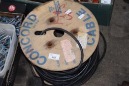 Reel of electric cable
