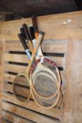 Mixed Lot: Assorted tennis rackets