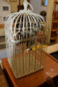 Metal reproduction bird cage