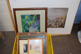 Mixed Lot: Various framed pictures